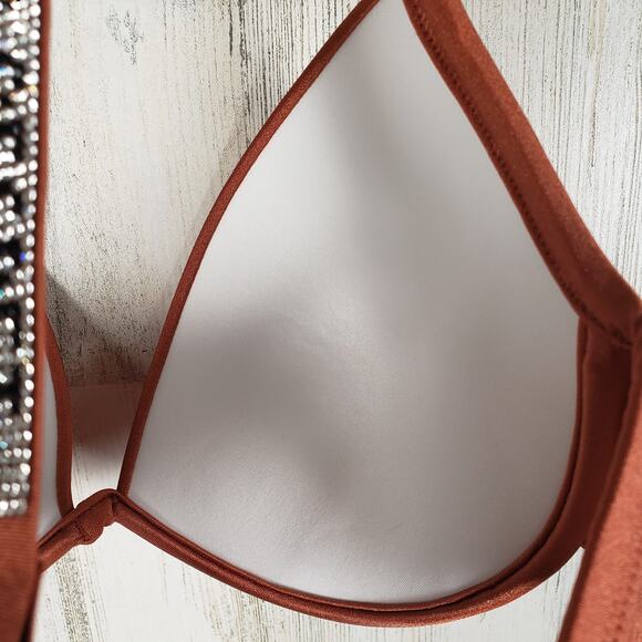 NWT Victoria's Secret Shine Strap Full Coverage Push-Up Bikini Top Size 32DD (E) - Picture 8 of 15